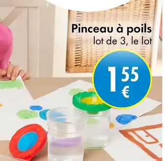 TEDi Pinceau à poils lot de 3, le lot offre