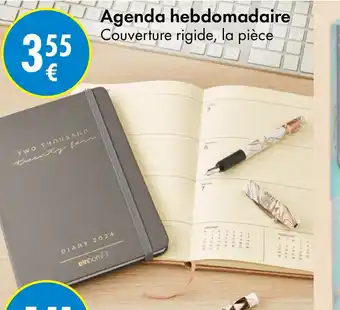 TEDi Agenda hebdomadaire Couverture rigide, la pièce offre