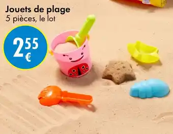 TEDi Jouets de plage 5 pièces, le lot offre