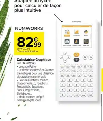 Carrefour Calculatrice Graphique offre