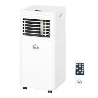 E.Leclerc Homcom climatiseur portable 9.000 btu/h - ventilateur, déshumidificateur - réfrigérant naturel r290 - télécommande - débit d' offre