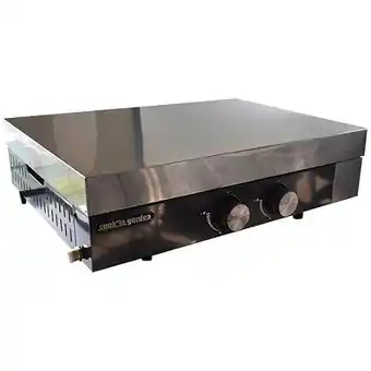 Plancha gaz 2 brûleurs 5kw finesta 2b - pg035c - cook'in garden