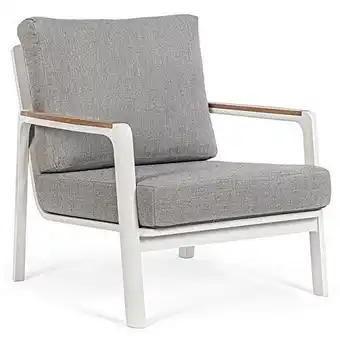 E.Leclerc Fauteuil lounge de jardin jalisco blanc offre