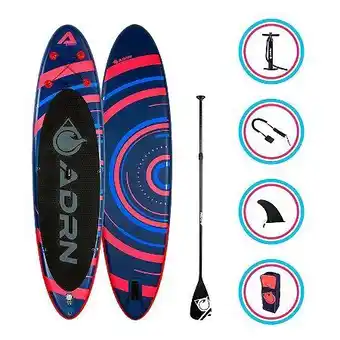 E.Leclerc Stand up paddle gonflable spiral 10'8 violet 325 x 81 x 15 cm offre