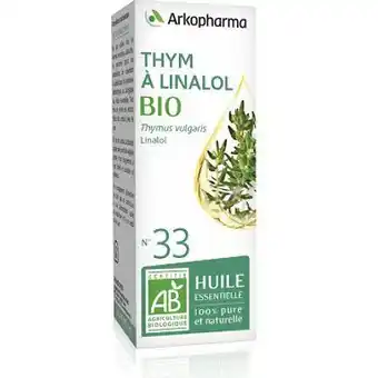 E.Leclerc Huile essentielle de thym à linalol bio 5ml offre