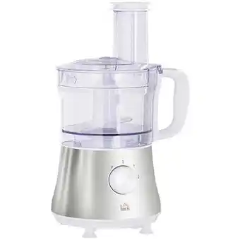 E.Leclerc Robot multifonctions 500 w - robot de cuisine polyvalent - robot culinaire 1 l - hachoir, mixeur, trancheur, râpe - 2 vitesse offre