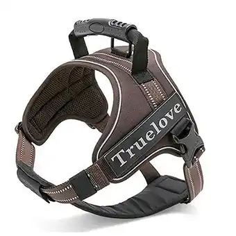 Harnais technique pour chien couleur marron. taille l