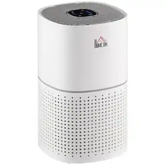 E.Leclerc Purificateur d'air 50 w 4 vitesses mode silencieux - filtre hepa, charbon actif - jusqu'à 24 m² - débit d'air pur 225 m³/h - offre