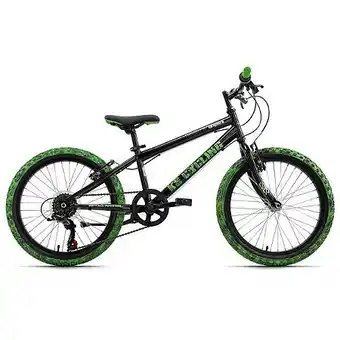E.Leclerc Vélo enfant 24'' crusher noir-blanc tc 31 cm ks cycling offre