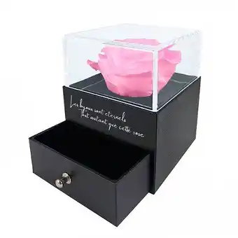 E.Leclerc Boite à bijoux - rose eternelle offre