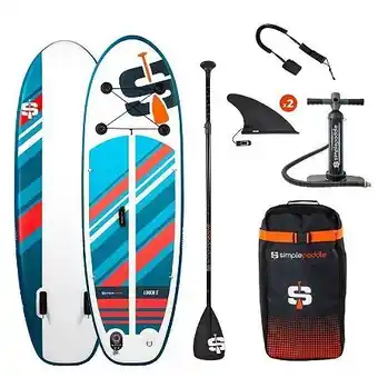E.Leclerc Stand up paddle gonflable junior 8' bleu 244 x 76 x 10 cm offre