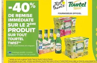 Carrefour Tourtel twist -40% de remise immédiate sur le 2ème produit sur tout tourtel twist offre