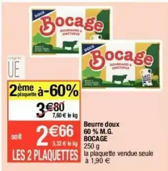 Migros Beurre offre