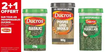 Carrefour Market Ducros 2+1 offert sur tous les indispensables ducros offre