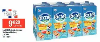 Migros Lait demi-écrémé lactel offre
