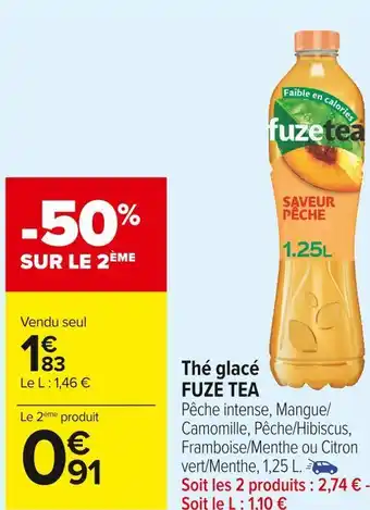 Fuze tea thé glacé