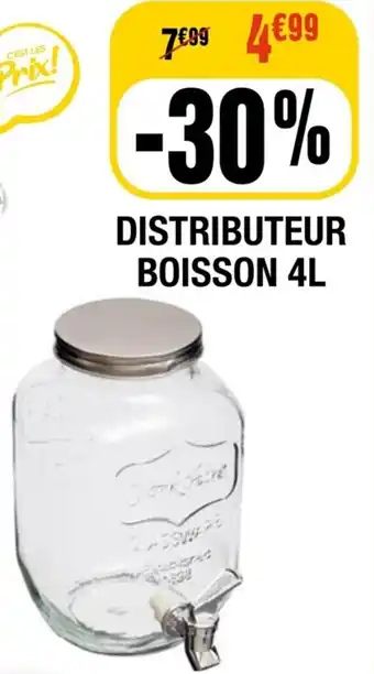 La Foir'Fouille DISTRIBUTEUR BOISSON 4L offre