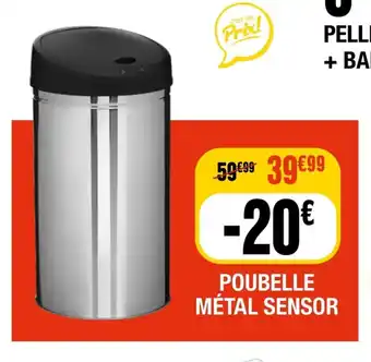 POUBELLE MĂTAL SENSOR