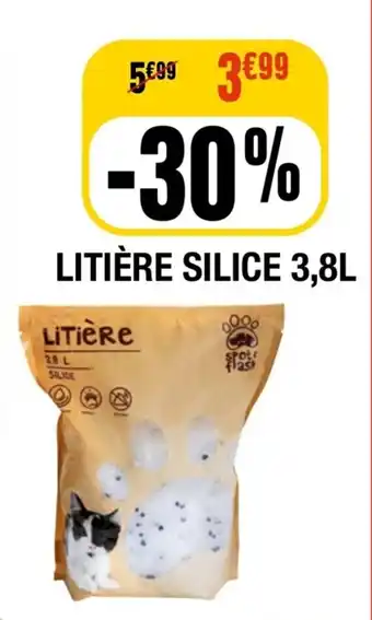 La Foir'Fouille LITIÈRE SILICE 3,8L offre