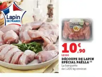 DÉCOUPE DE LAPIN SPECIAL PAELLA