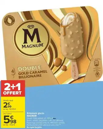Carrefour Bâtonnets glacés offre