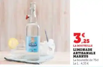 Super U LIMONADE ARTISANALE MARKUS offre