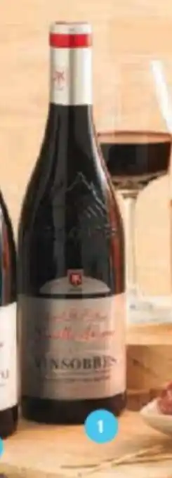 Super U VINSOBRES AOP ROUGE FAMILLE JAUME 2020 offre