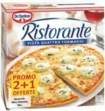 Pizzas 4 fromages surgelées