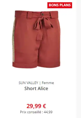SUN VALLEY | Femme Short Alice