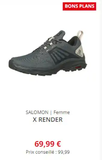 Intersport SALOMON | Femme X RENDER offre
