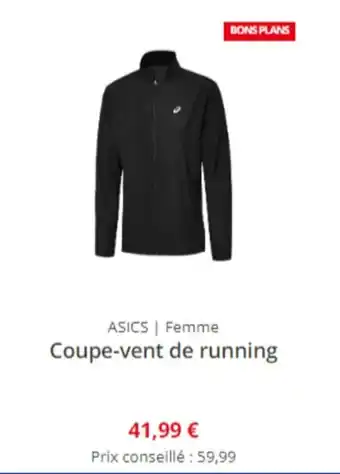 Intersport ASICS | Femme Coupe-vent de running offre