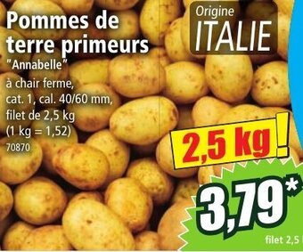 Norma Pommes de terre primeurs offre