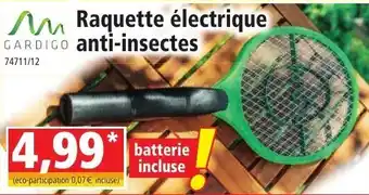 Norma Raquette électrique anti-insectes offre