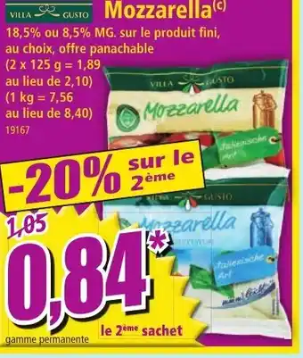 Norma Mozzarella offre