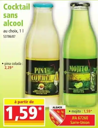 Norma Cocktail sans alcool offre