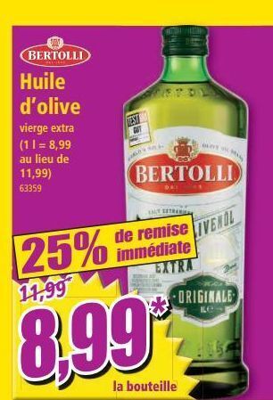 Norma Huile d'olive offre