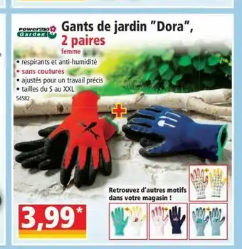 Norma Gants de jardin dora offre