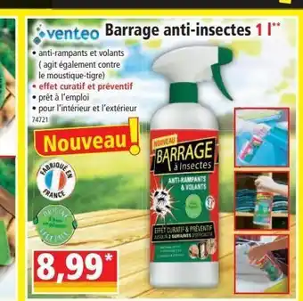 Norma Barrage anti-insectes offre