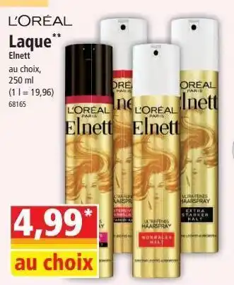 Norma Laque elnett offre