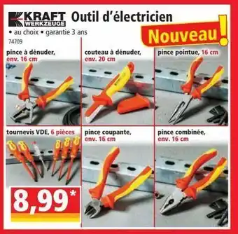 Norma Outil d`electricien offre