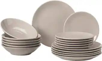 Carrefour Service vaisselle "Essentiel" 18 pièces offre
