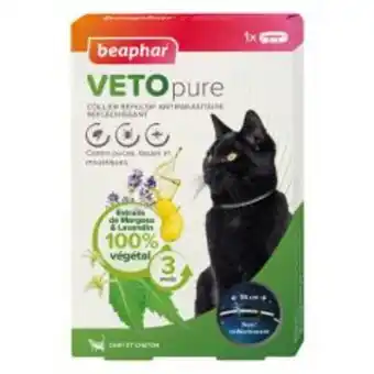 Terranimo Vetopure collier répulsif antiparasitaire réfléchissant pour chat et chaton offre