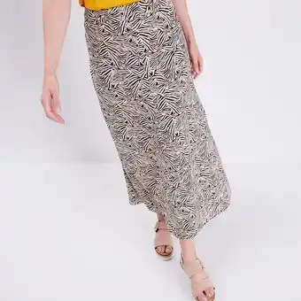 Jupe longue évasée noir femme