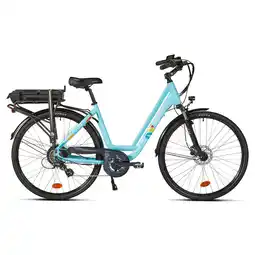 Decathlon Vélo ville électrique - neomouv sinapia hydraulique - turquoise offre