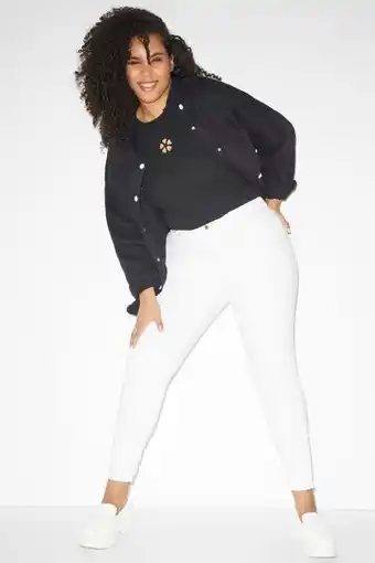 C&A Clockhouse - pantalon - high waist - super skinny fit offre