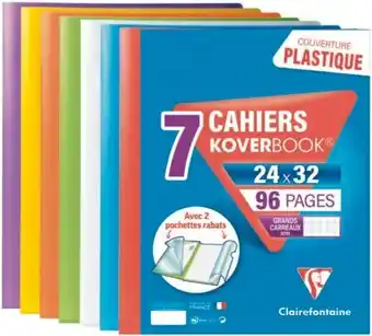 Carrefour Lot de 7 cahiers Koverbook offre