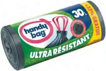 Carrefour Sacs poubelle 30L + 33% gratuit offre