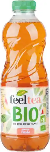 Lidl Thé noir infusé glacé saveur pêche offre