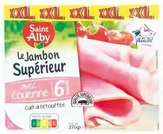 Lidl Jambon cuit supérieur avec couenne offre