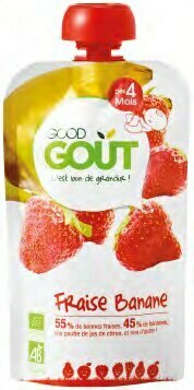 Good goût gourde fraise banane Bio